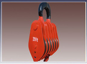 200T吊環(huán)型熱軋鋼輪滑車